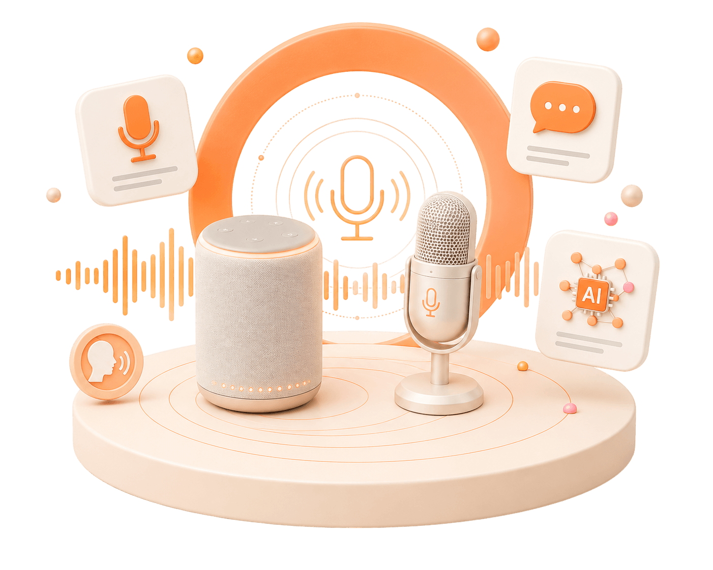 Voice-enabled app development with speech recognition and conversational AI