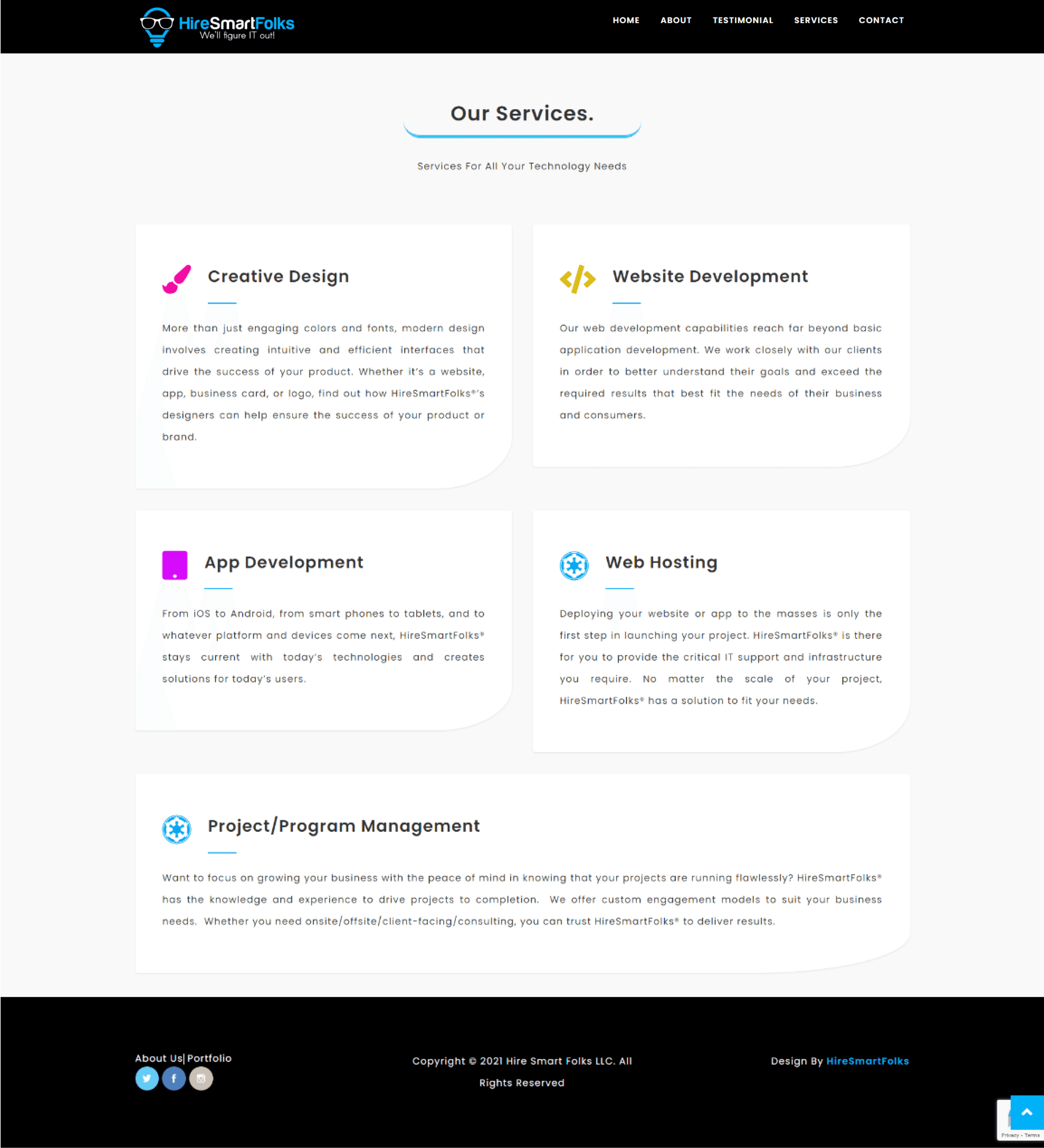 PDP - Our Services Page