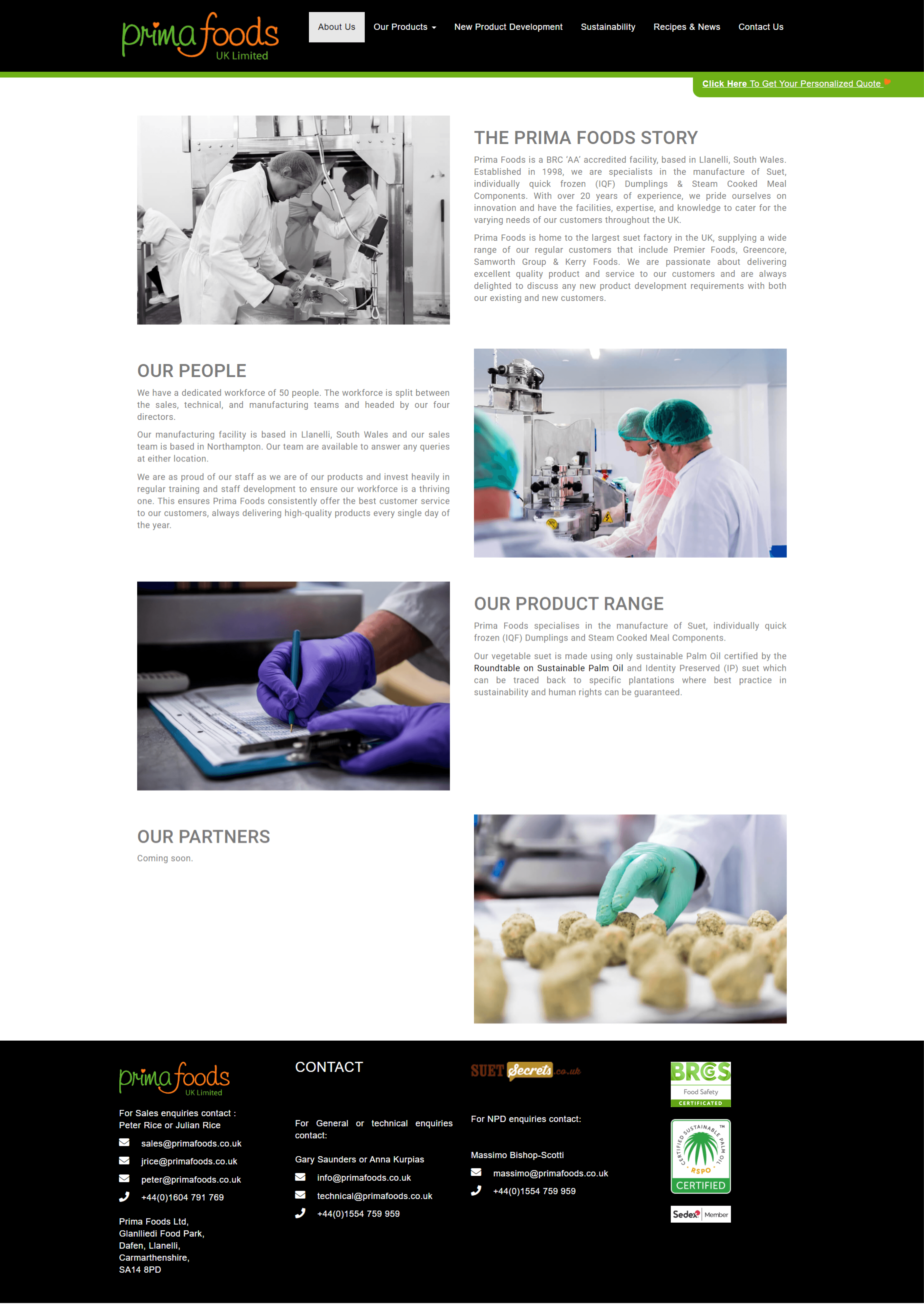 PDP - About Us  Page