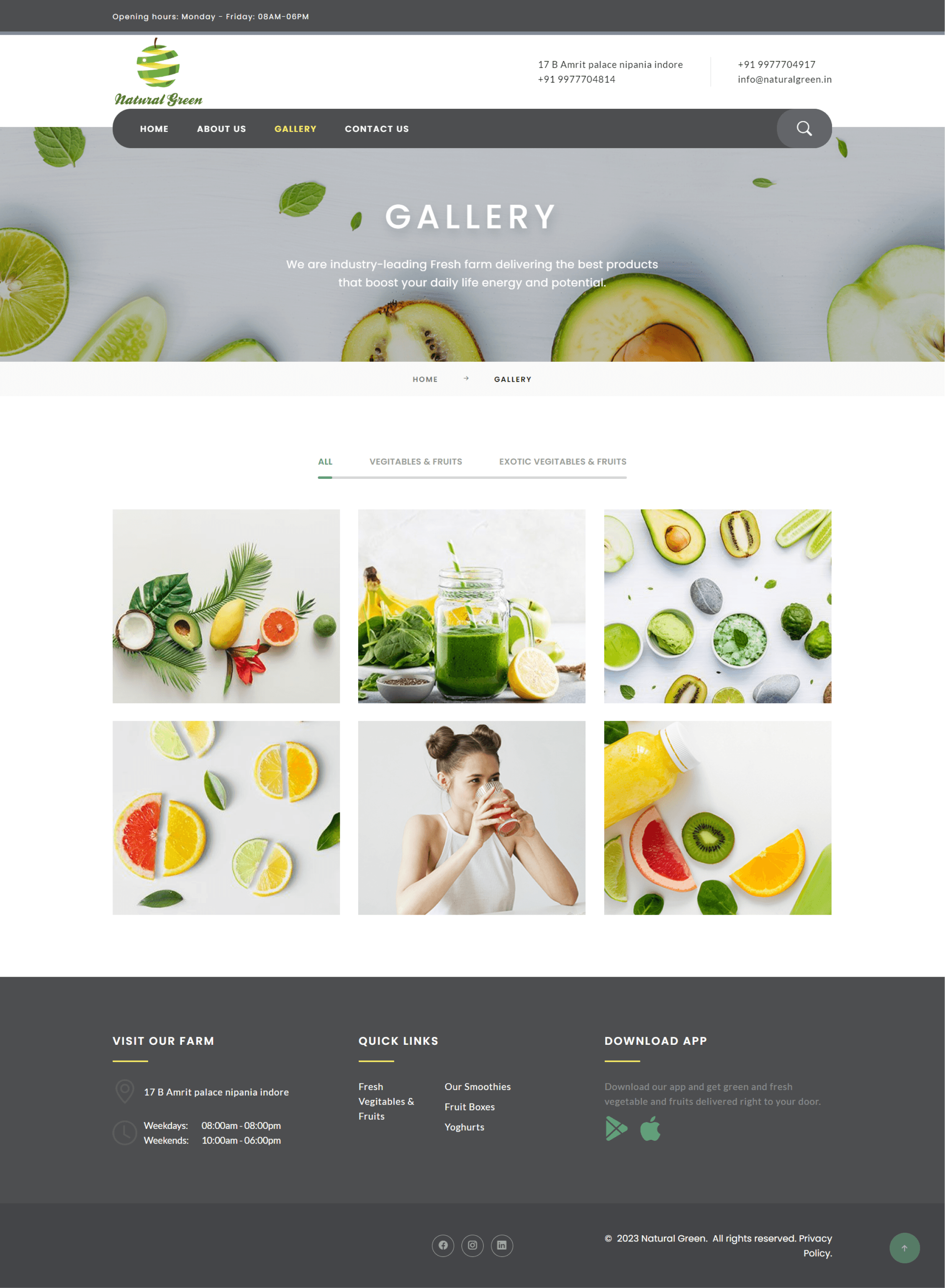 PDP - Gallery Page