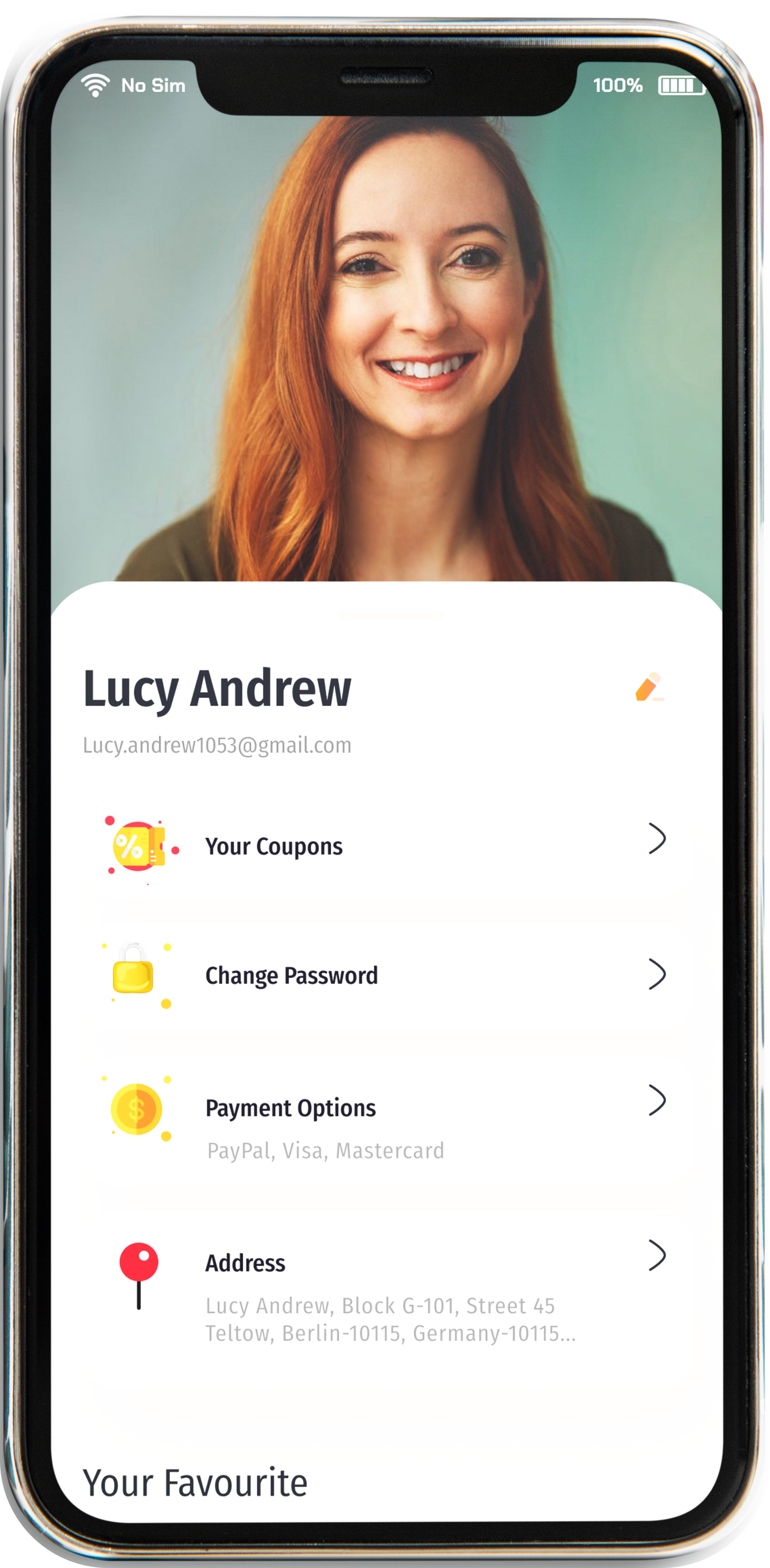 Title - Profile Screen