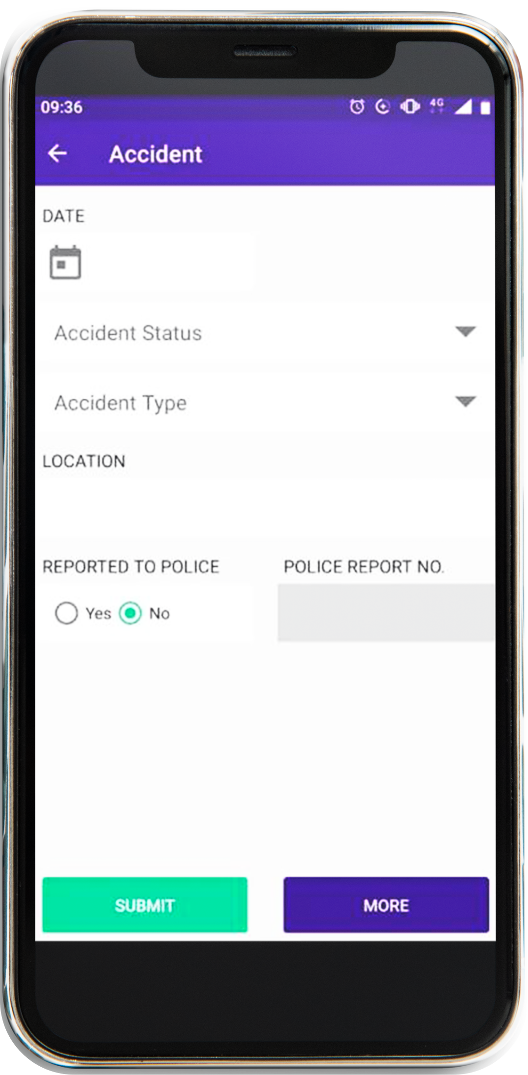 Title - Accident Screen
