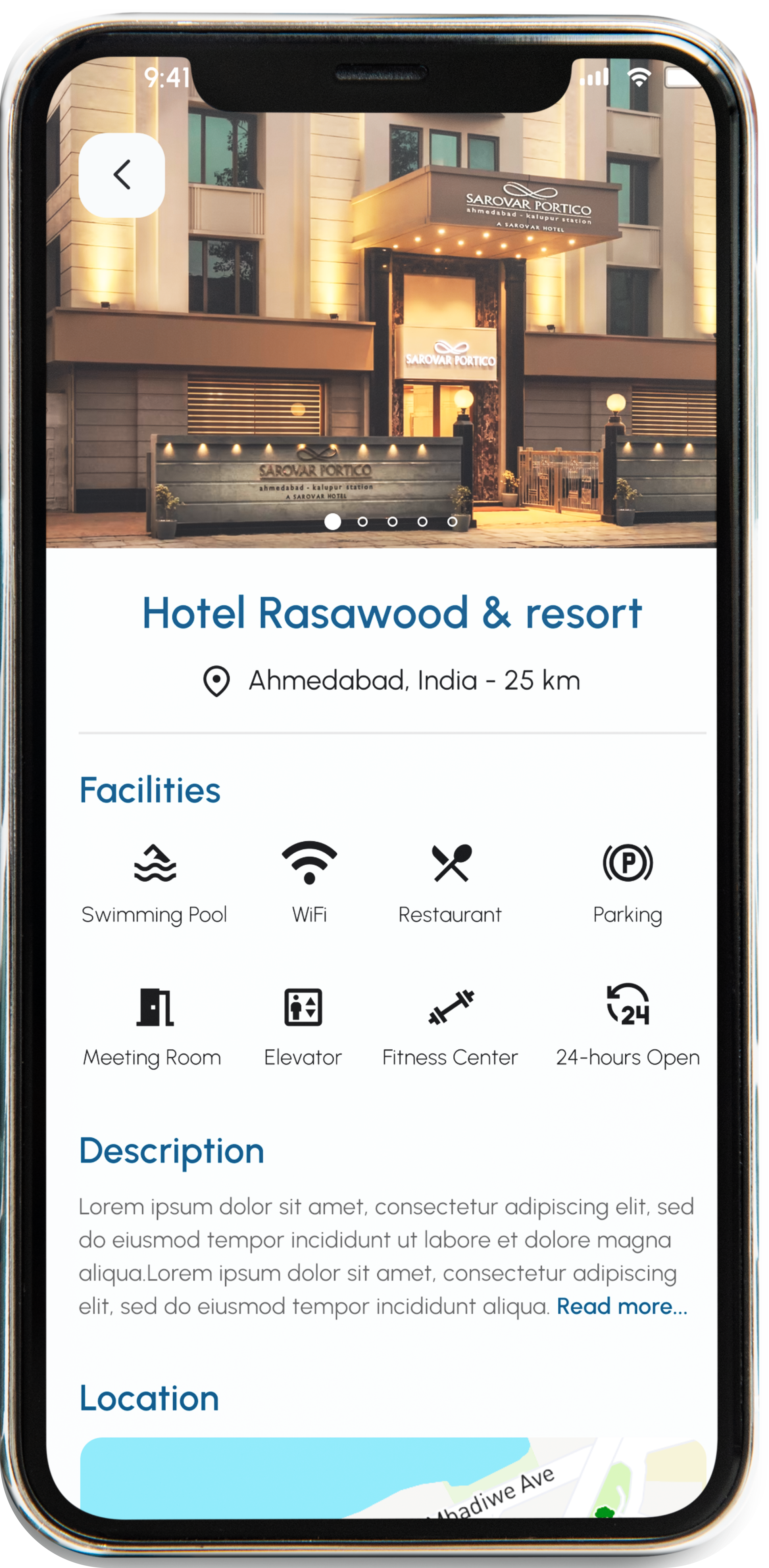 Title - Booking Screen