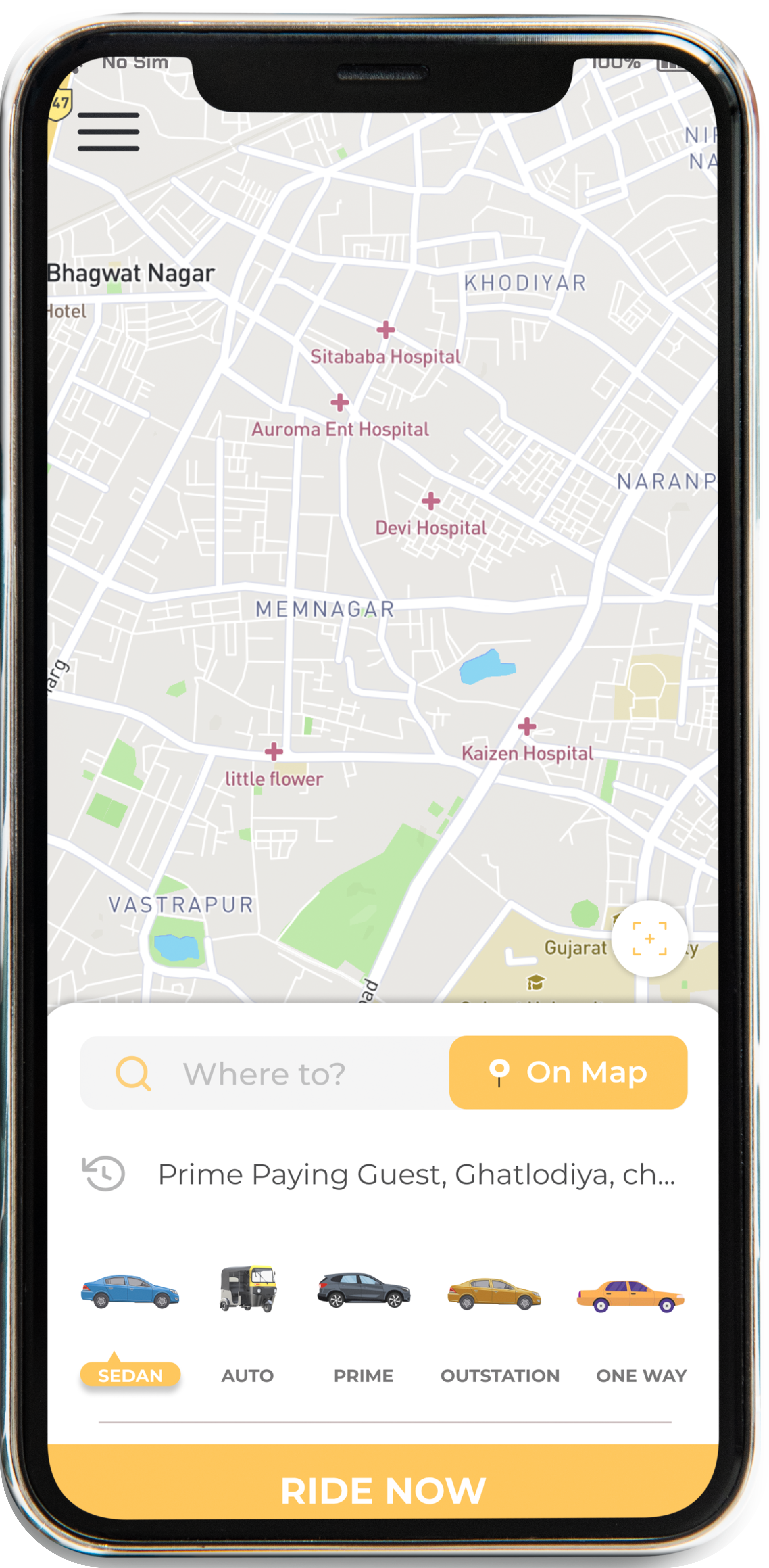 Title - Booking Screen