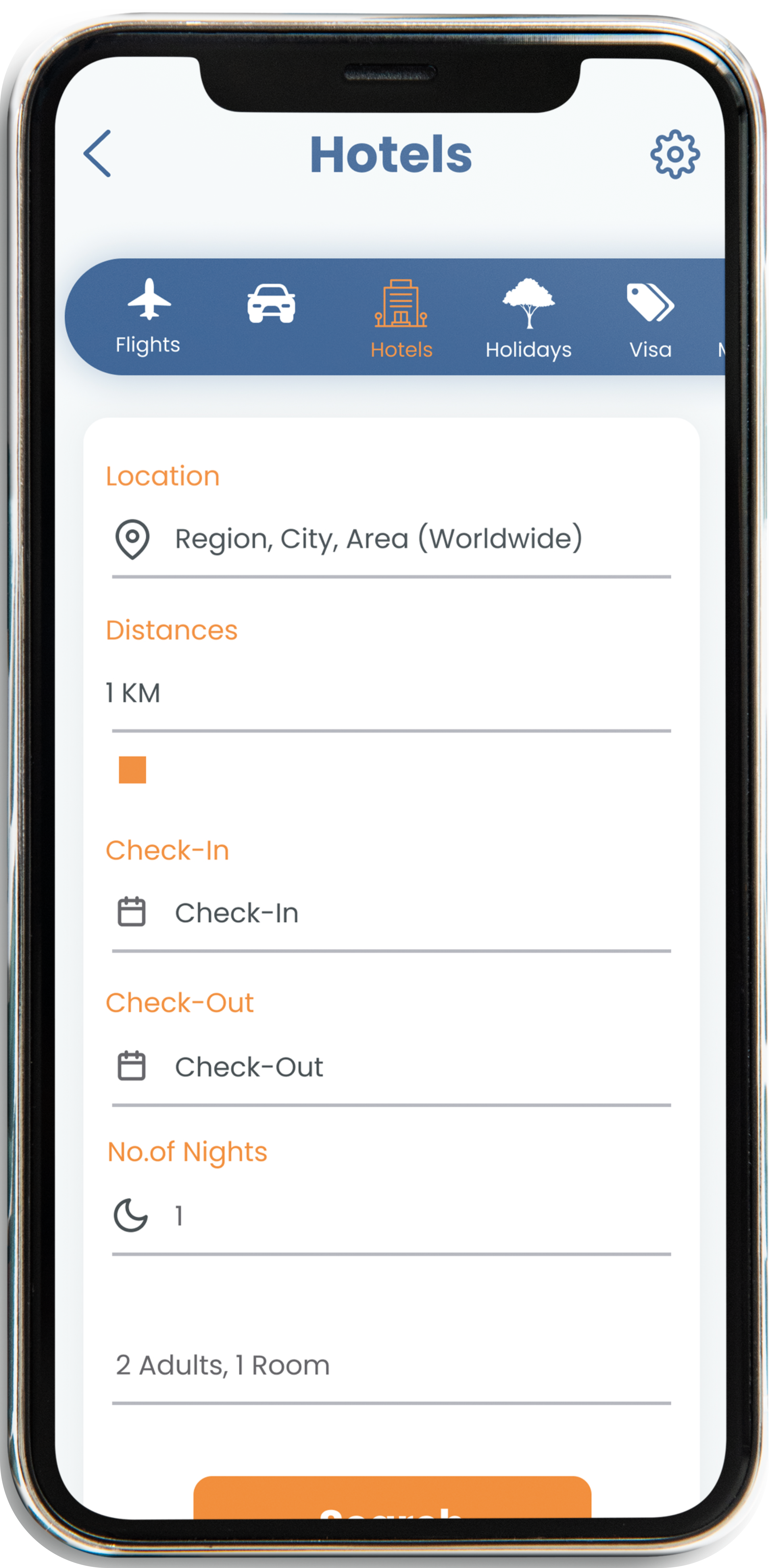 Title - Search Screen